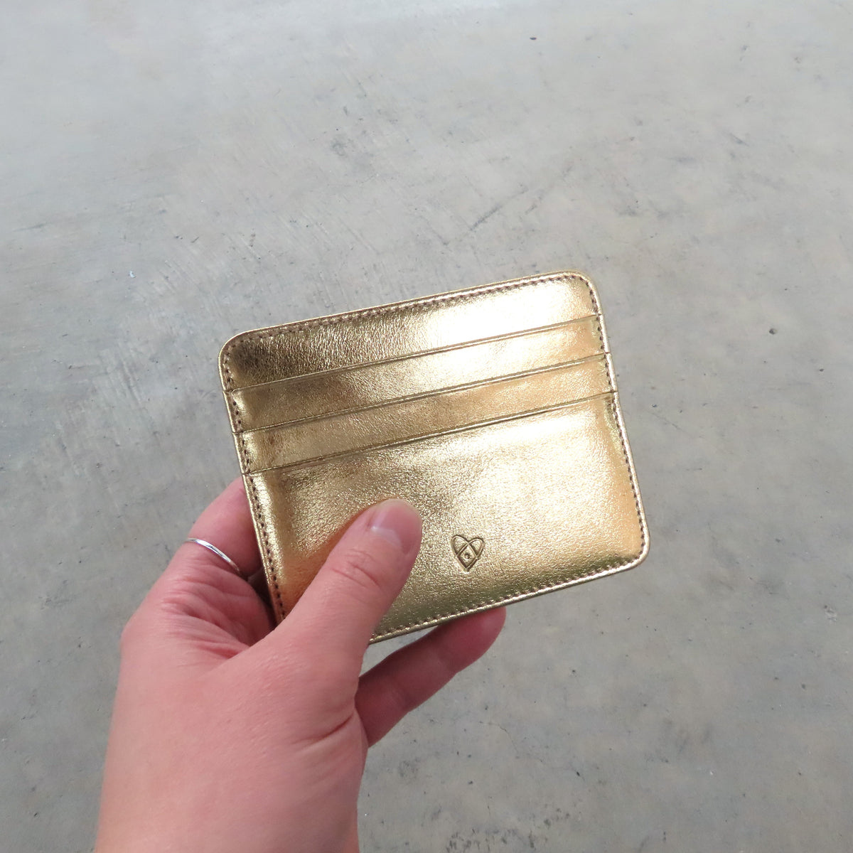 Andy Card Holder: Gold
