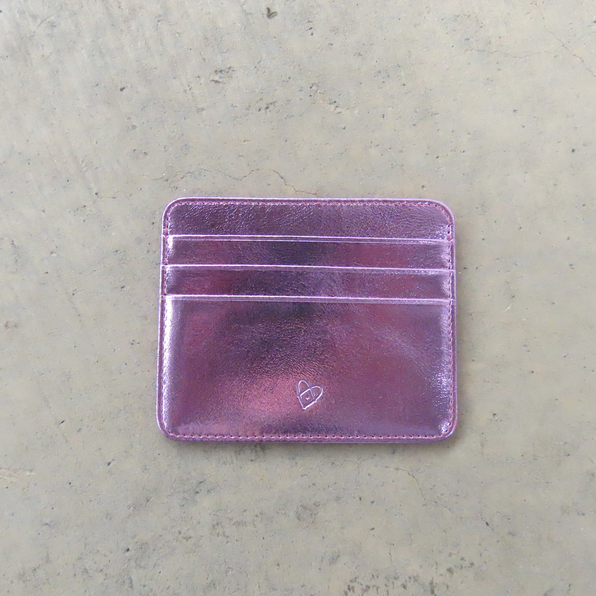 Andy Card Holder: Metallic Pink