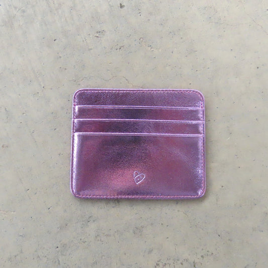 Andy Card Holder: Metallic Pink