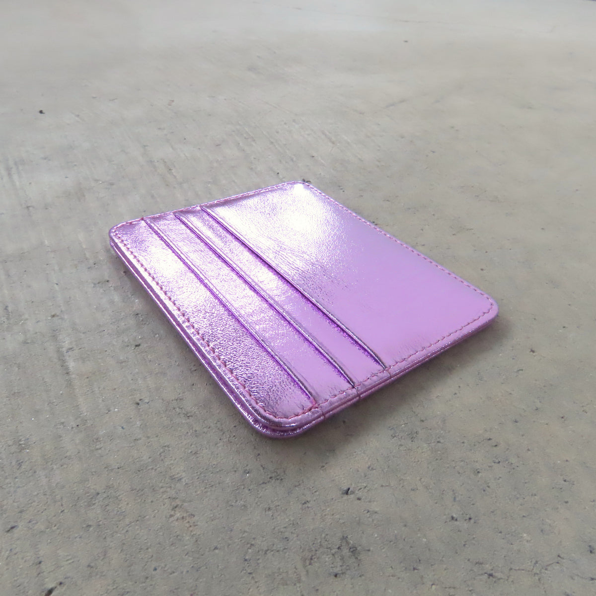 Andy Card Holder: Metallic Pink