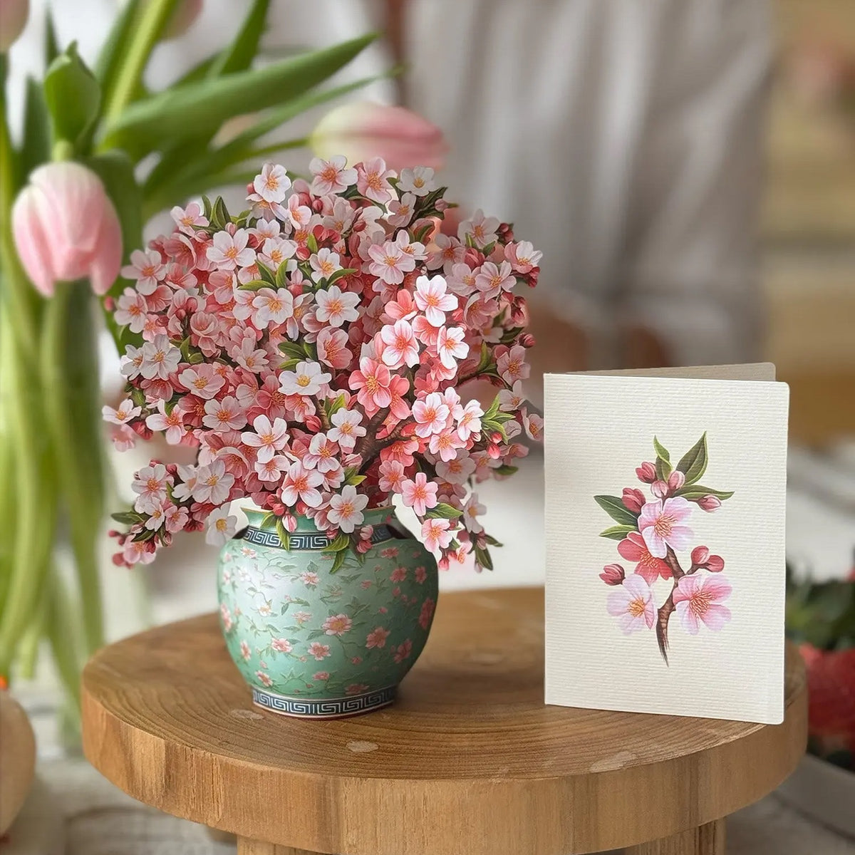 Mini Paper Bouquet: Japanese Cherry Blossom