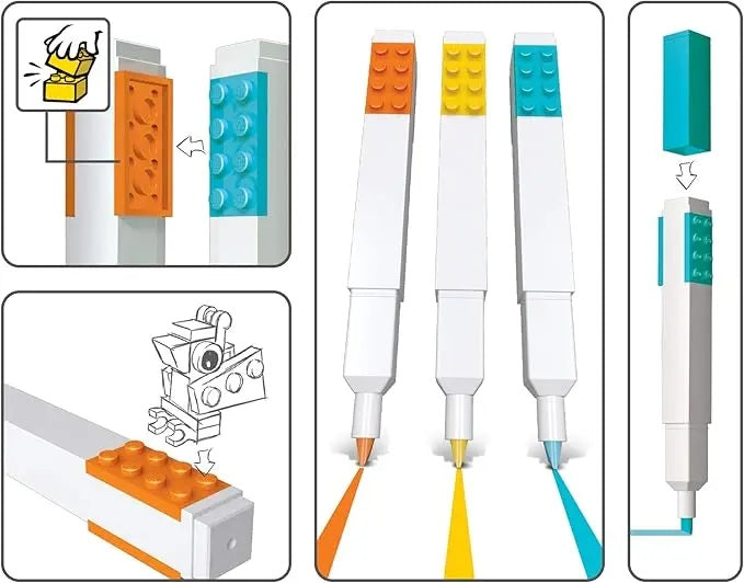 LEGO Stationery Highlighters - 3 Pack