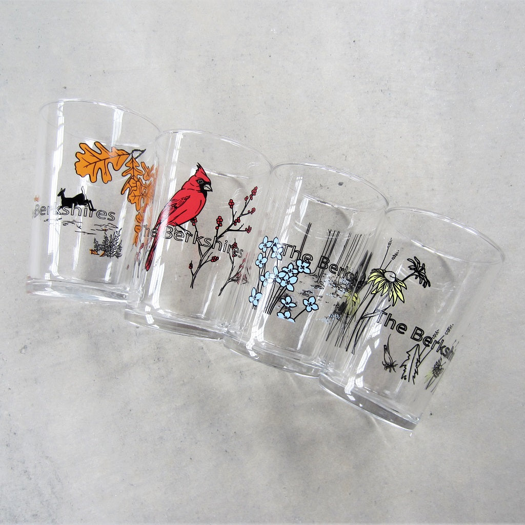 The Berkshires Mini Glasses: Set of 4 Seasons