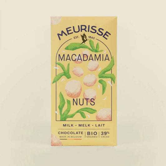 Meurisse Chocolate: Macadamia Nut - 39% Milk