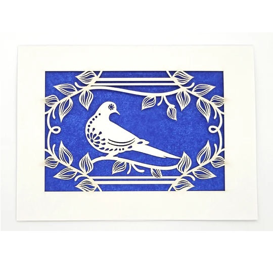 Laser Cut Greeting Card: Paloma