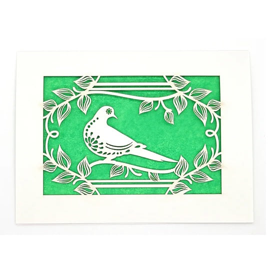 Laser Cut Greeting Card: Paloma