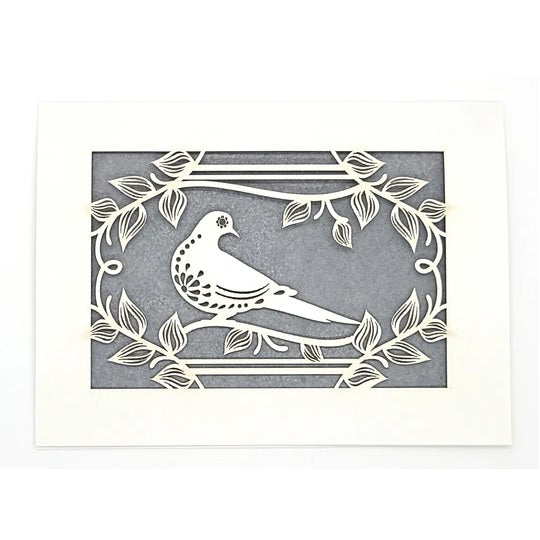 Laser Cut Greeting Card: Paloma