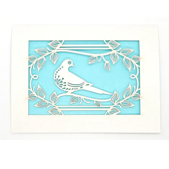 Laser Cut Greeting Card: Paloma