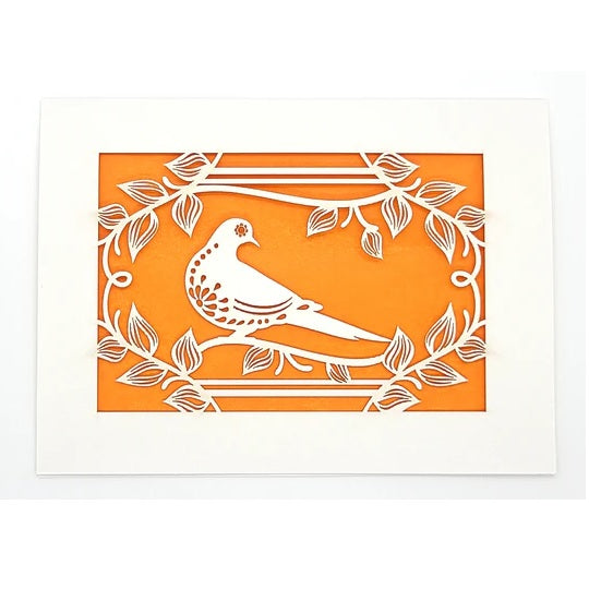 Laser Cut Greeting Card: Paloma