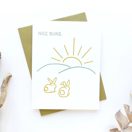 Greeting Card: Nice Buns