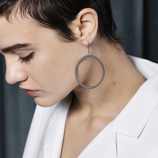 Oh Creole Stainless Steel Earrings