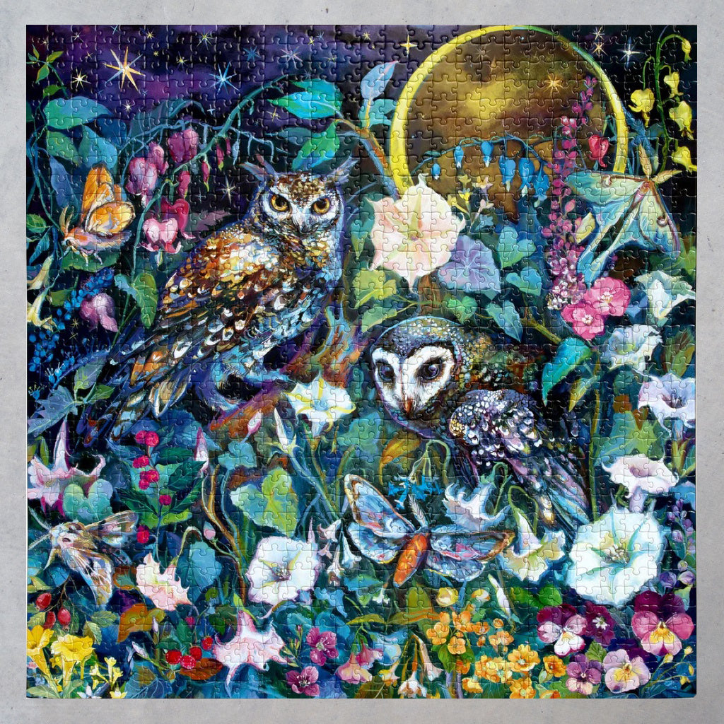 1000 Piece Puzzle: Moon Garden