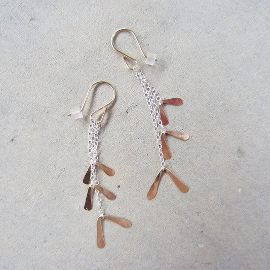 Samara Earrings in Mixed Metals