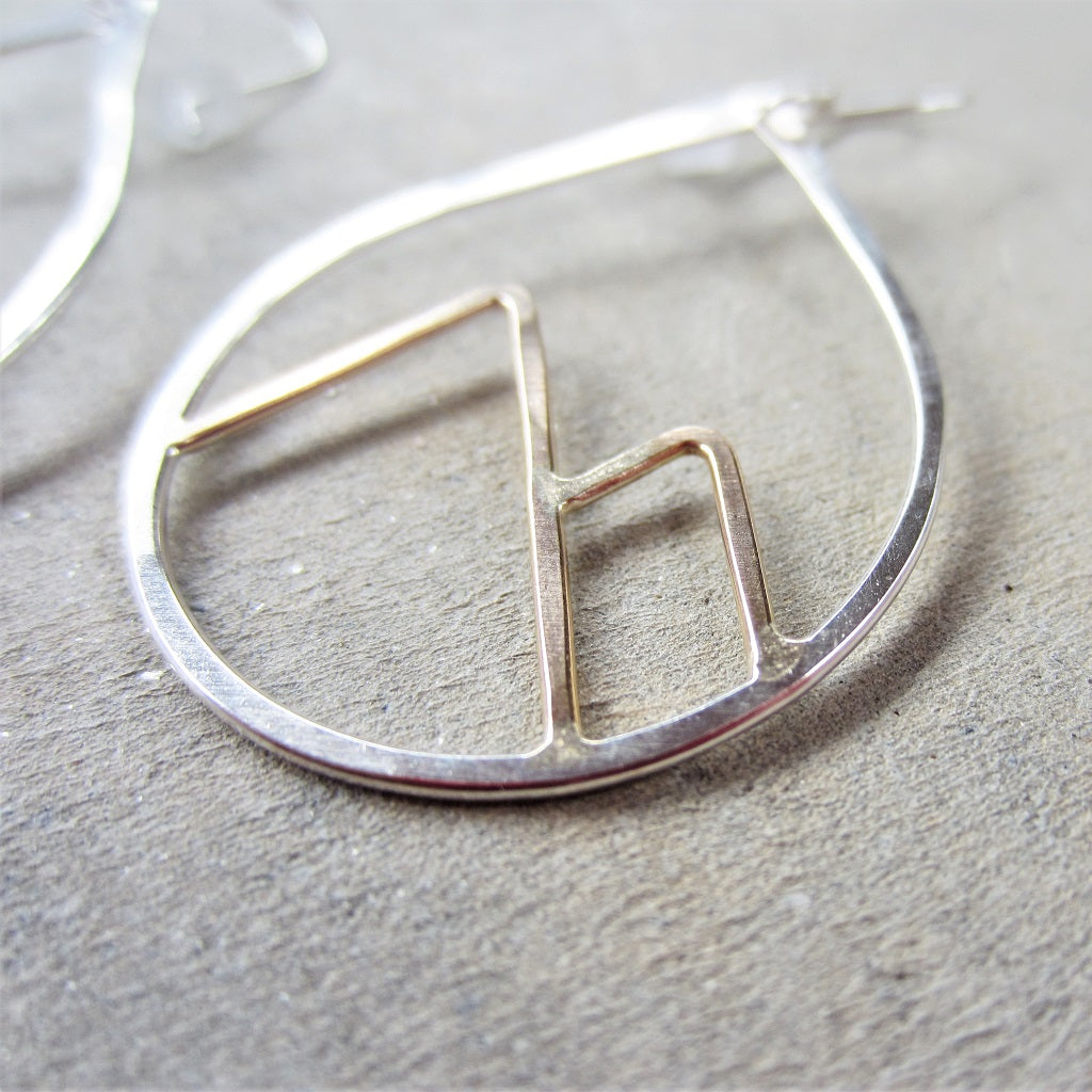 Vermont Earrings in Mixed Metals
