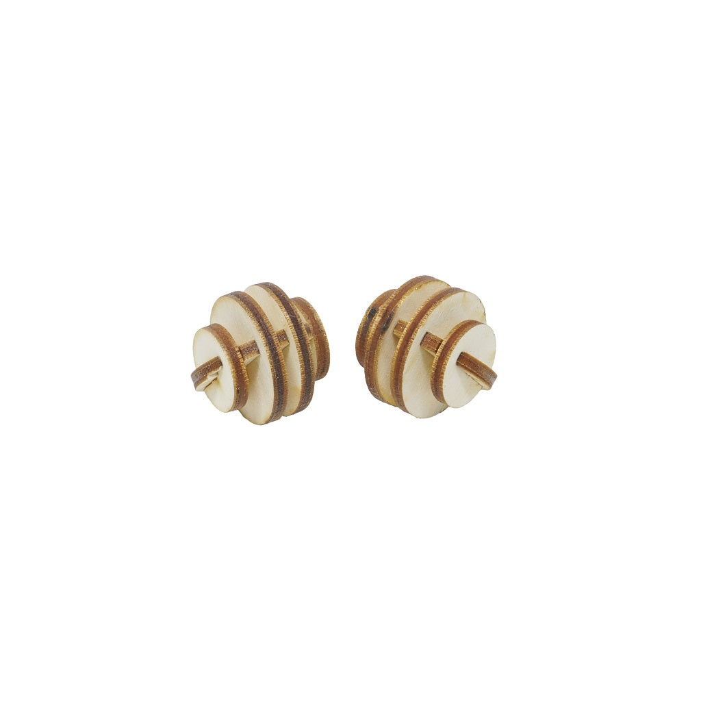 DIY Wooden Ball Kit Set of 2