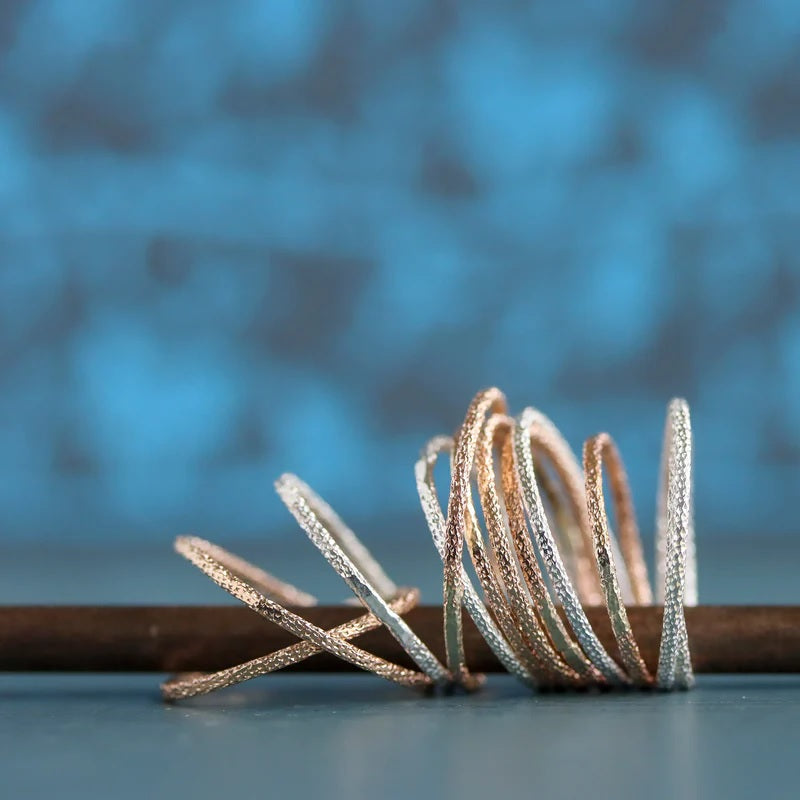 Stardust Stacker Ring in Sterling Silver