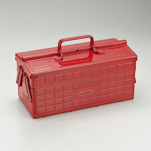 TOYO Steel Cantilever Toolbox ST-350: Red