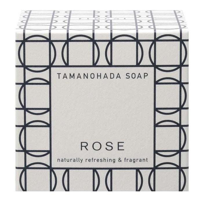 Tamanohada Round Soap: Rose