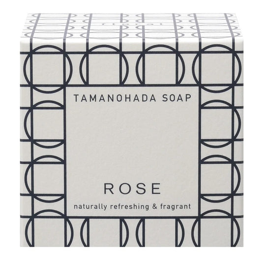Tamanohada Round Soap: Rose
