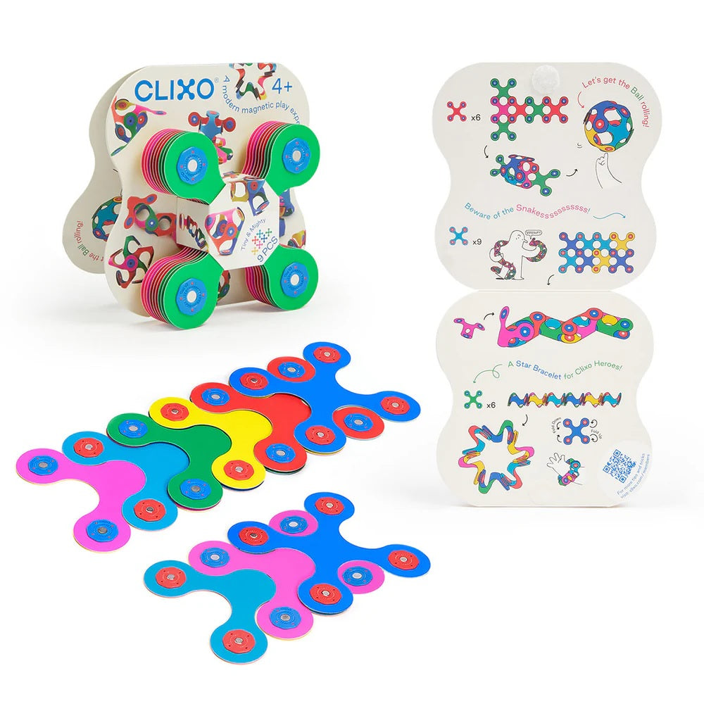 Clixo: Tiny and Mighty Pack - Classic Rainbow