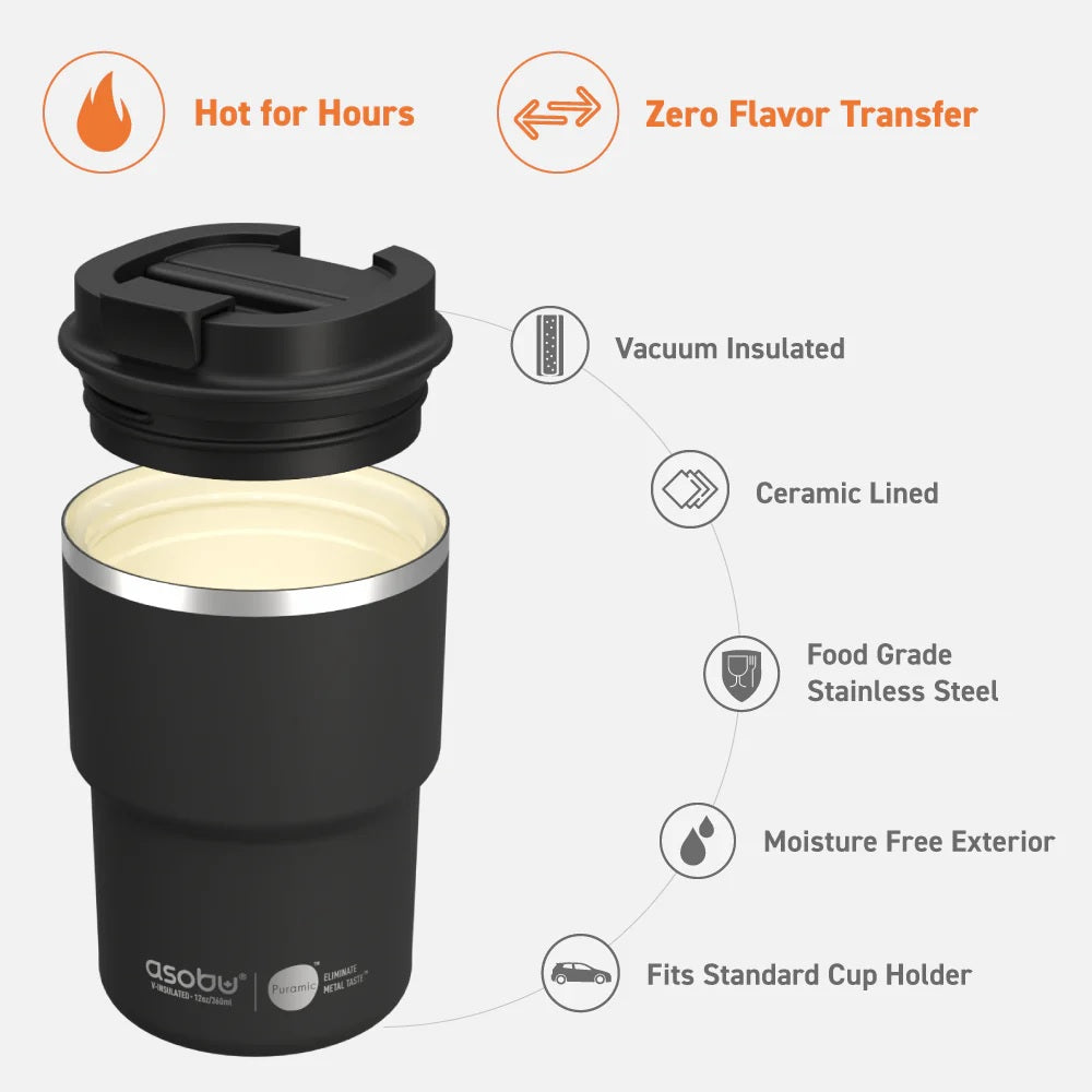 12oz Travel Mug: Pastel Pink Two Tone