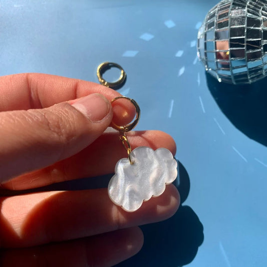 Mini Cloud Acrylic Earrings