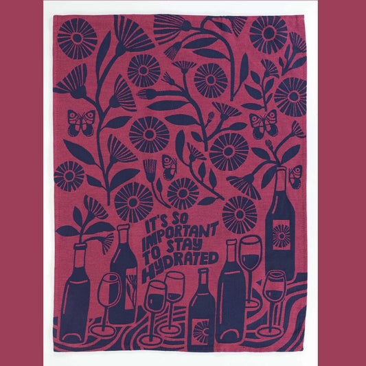 Woven Dish Towel: Stay Hydrated