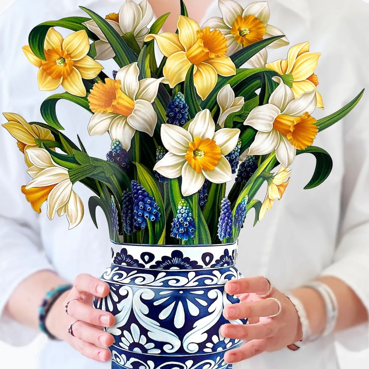 Paper Bouquet: English Daffodils