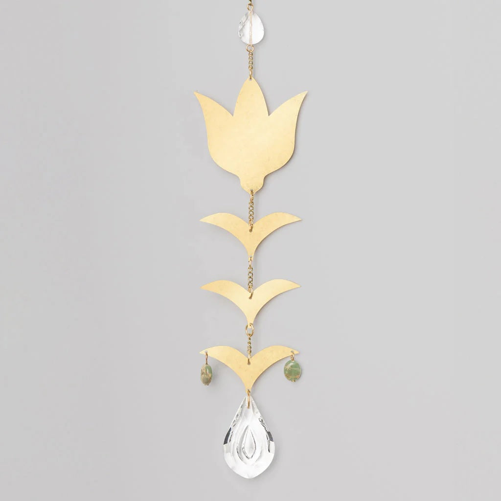Suncatcher: Blooming Flower Aqua Terra