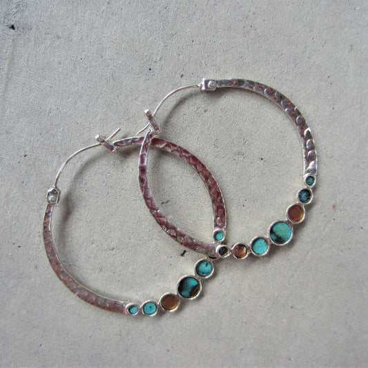 Ice Pebble Hoops