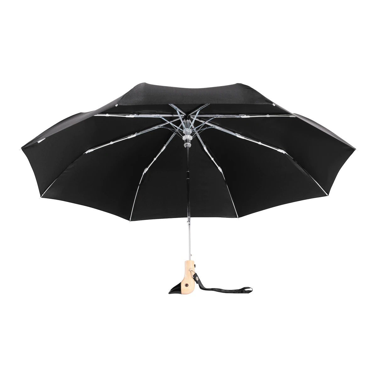 Black Compact Duck Umbrella