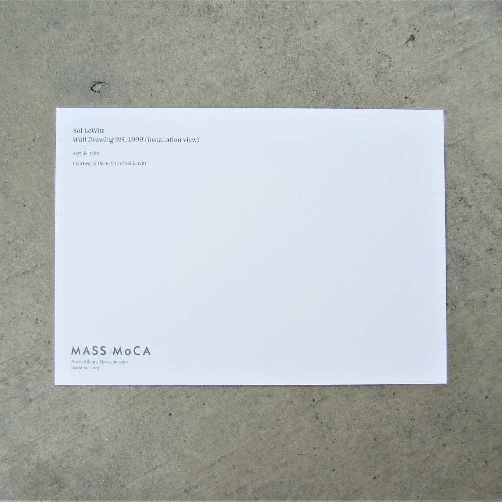 Postcard: Sol LeWitt Wall Drawing 915