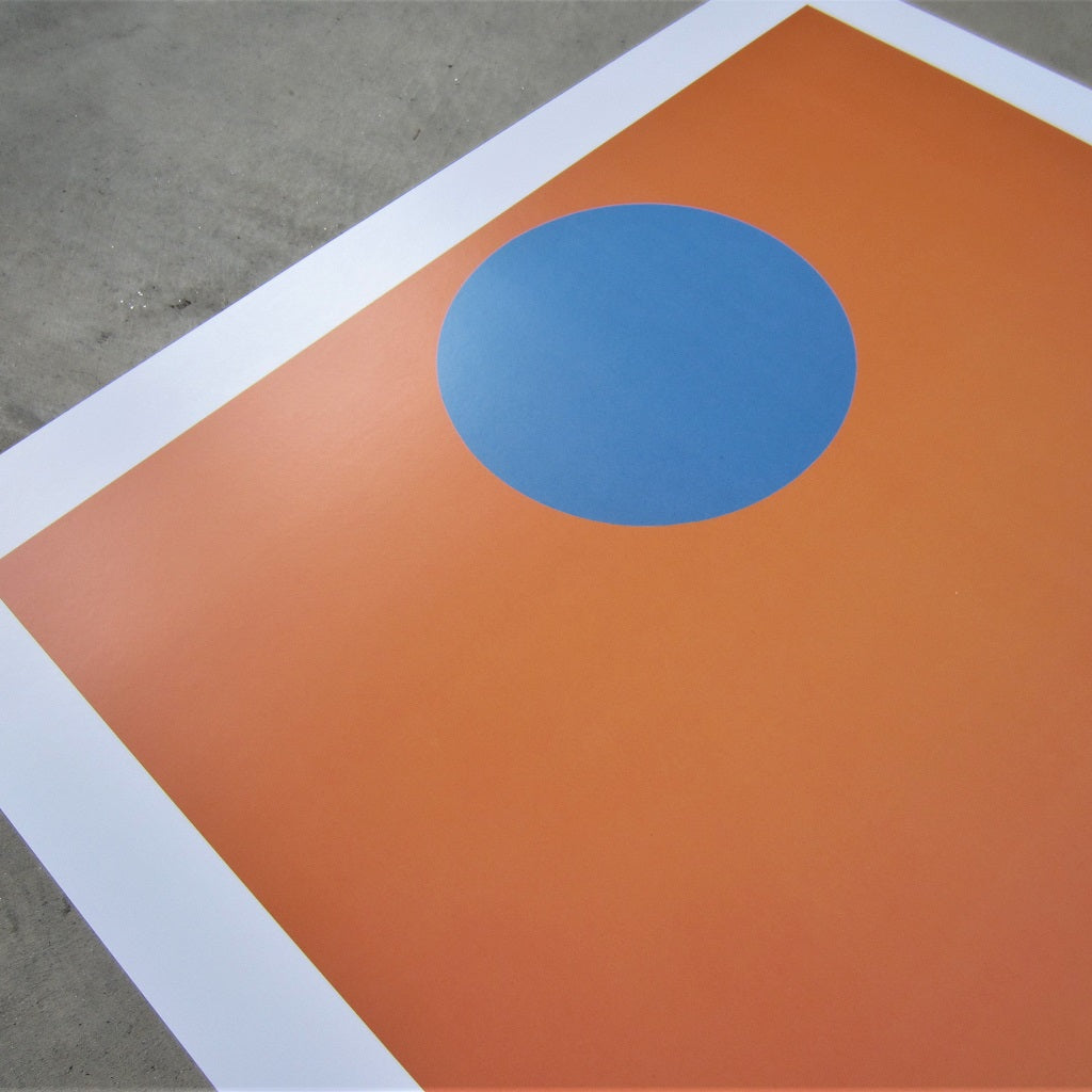 James Turrell C.A.V.U. Poster - Orange