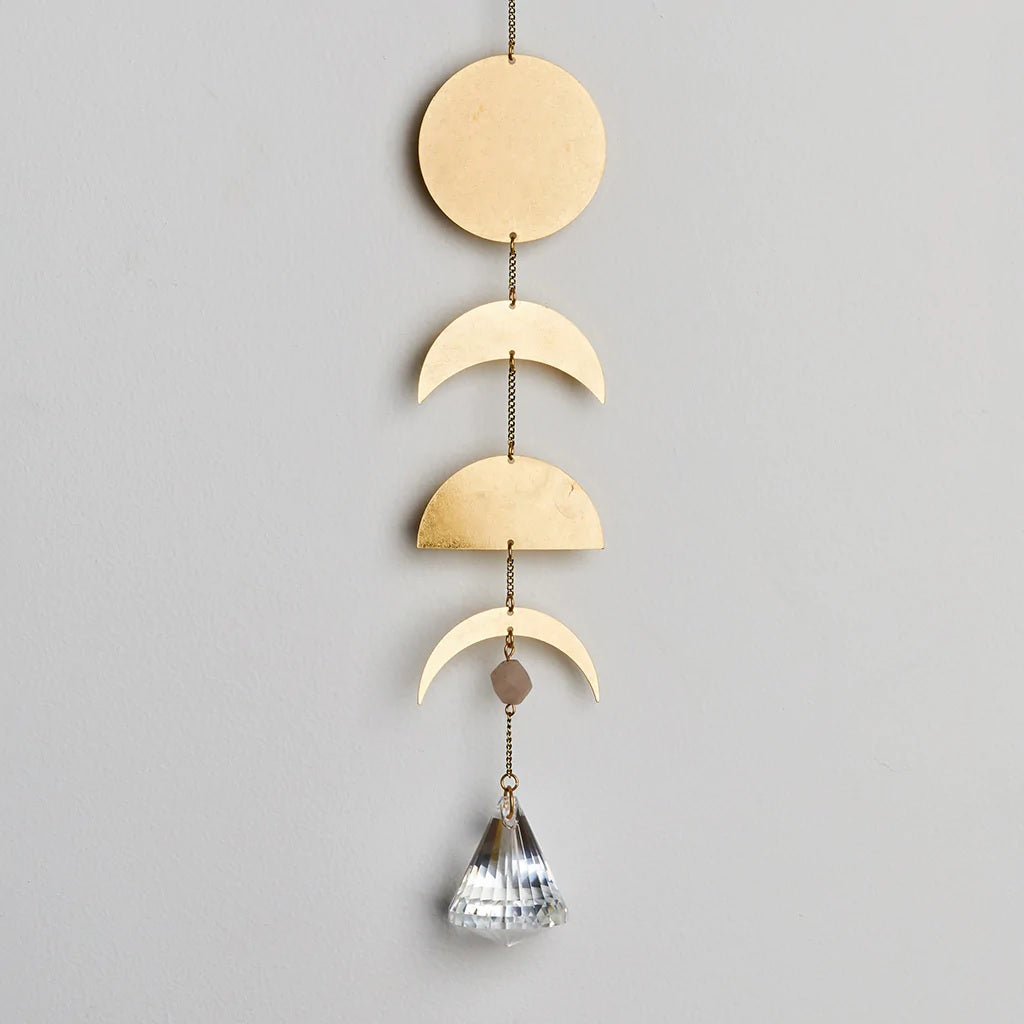 Suncatcher: Moon Phase Moonstone