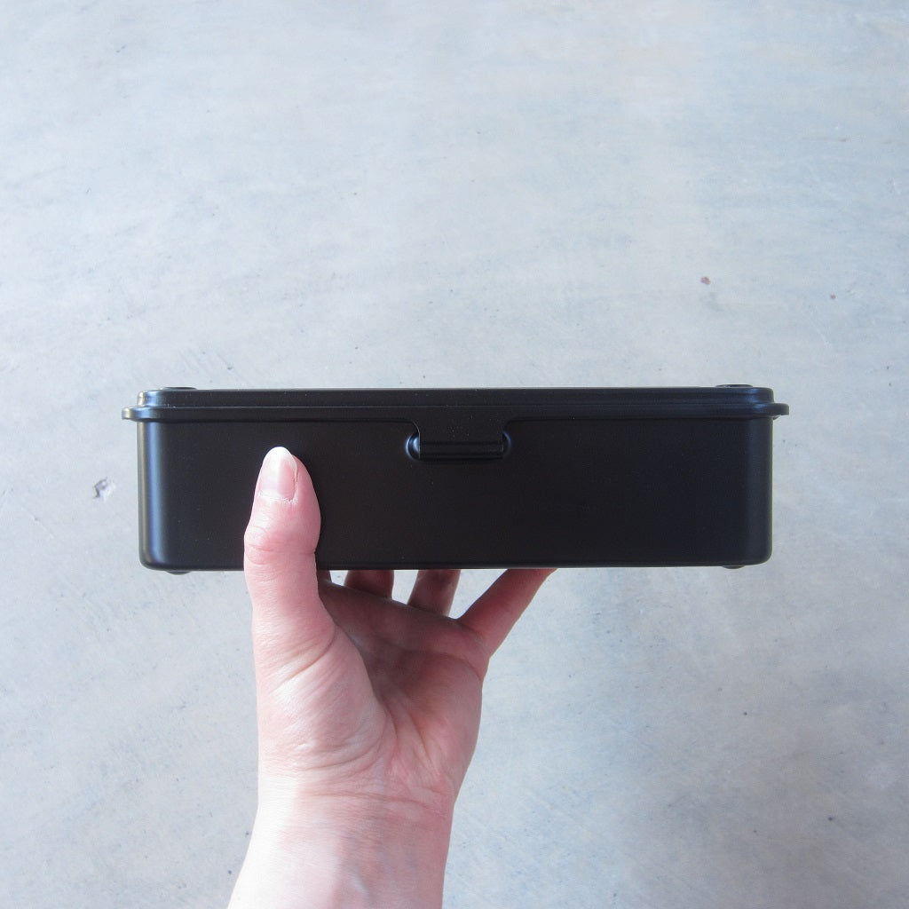TOYO Steel Stackable Storage Box T-190: Black