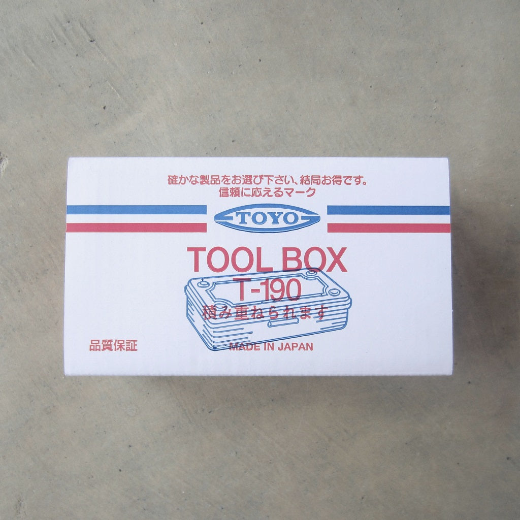 TOYO Steel Stackable Storage Box T-190: Blue